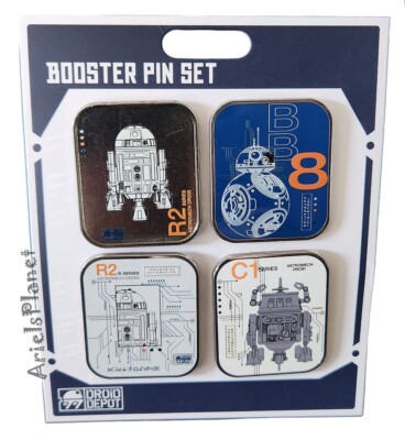 Disney Parks Star Wars Galaxy's Edge Droid Depot Factory Pin Booster Set