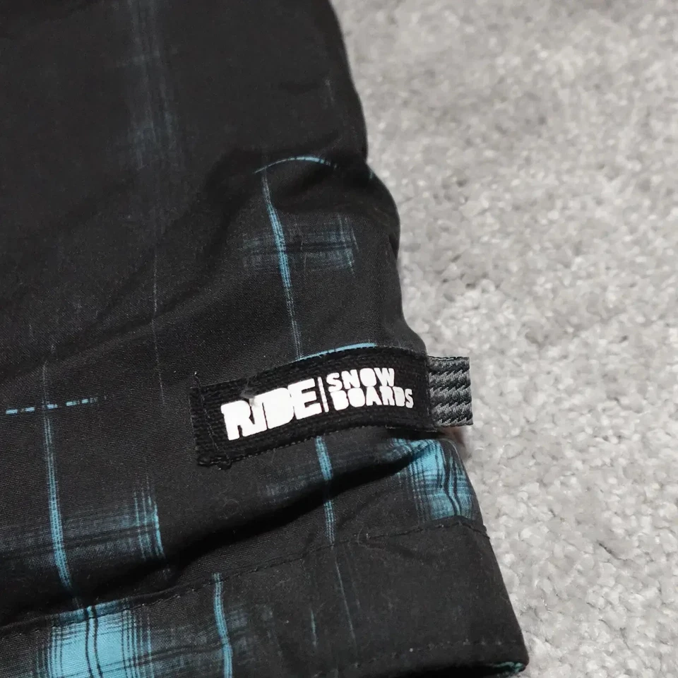 Pantalones Ride Snow Board Niños XL (14-16) Negro y Azul Neón Cintura Ajustable Exterior Foto 4 de 4