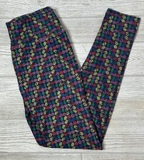 NEW LuLaRoe OS One Size Leggings Multicolored Geometric Abstract Stripes
