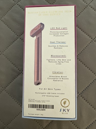 Sky Bliss Beauty Wand Anti Aging Advanced Skin Care Device Rejuvenation - Picture 5 of 5