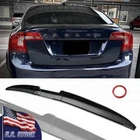 Rear Trunk Spoiler Wing Lip Carbon Fiber Style For Volvo S40 S60 S80 S90 BE