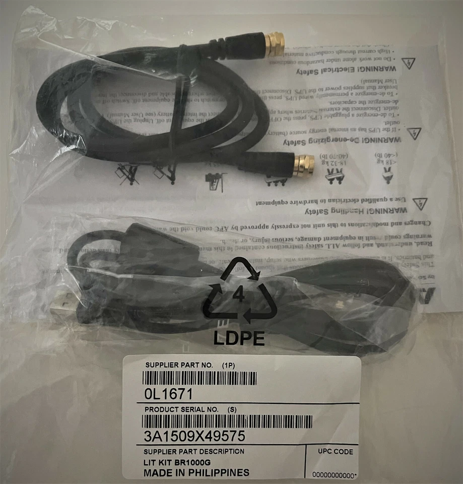 APC 0L1671A BR1000g Kit - Image 2 of 2