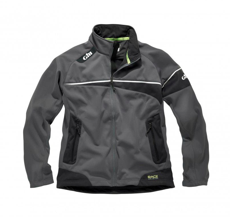 Gill Marine Men's Coastal Racing Soft Shell Marine Jacket Waterproof Sz S  Gray