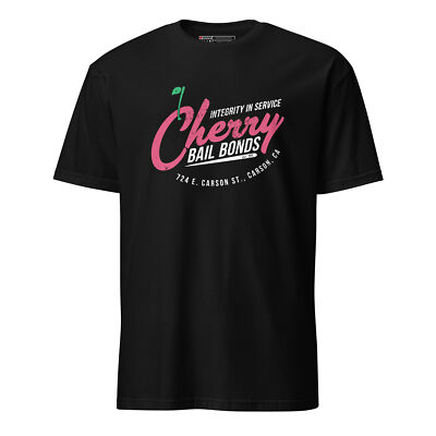 Cherry Bail Bonds T-Shirt Black 100% Cotton Jackie Brown Fan Art S-3XL