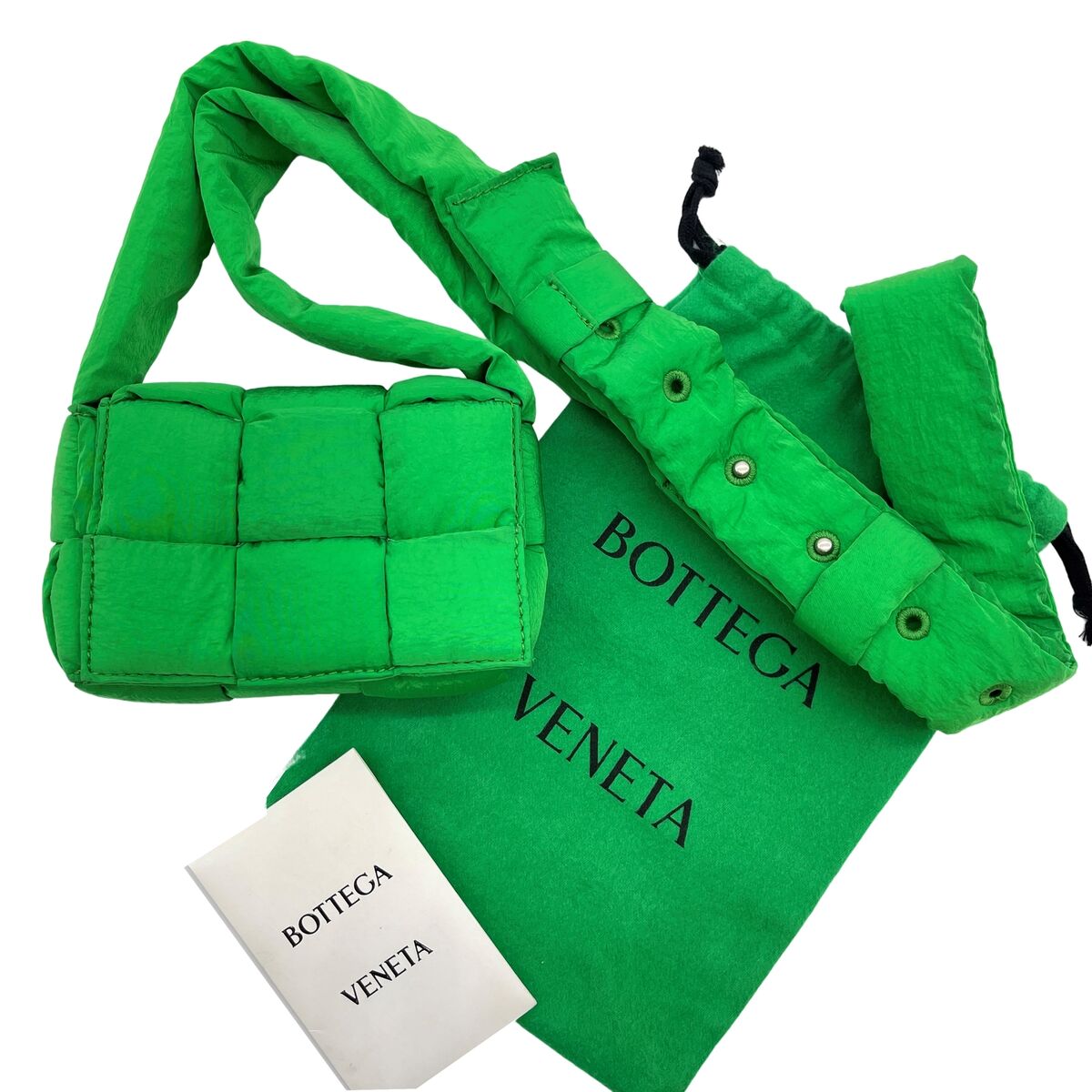 Authentic BOTTEGA VENETA Padded Tech Cassette Shoulder Bag Authentic BOTTEGA VENETA Padded Tech Cassette Shoulder Bag