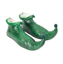 Elf Shoes - Fairy - Grinch - PVC - Costume Accessory - One Size - 2 Colors