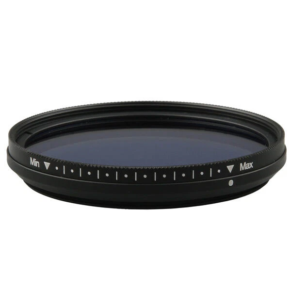 FOTGA 67mm Optical Glass Slim Adjustable Color Fader ND Lens Filter Blue Lens - Image 3 of 4