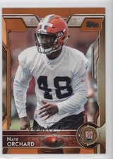 2015 Topps Rookie Factory Set Hobby Orange 44/75 Nate Orchard #408 0h1