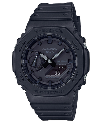 t*n様 CASIO G-SHOCK GA-2100-1A1 腕時計 オールブラ Casio G-Shock GA-2100-1A1 CARBON CORE AnaDigi World Time Mens