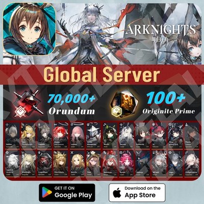 Arknights Starter | 70k+ Orundum & 100+ Orignite Prime | Global Server