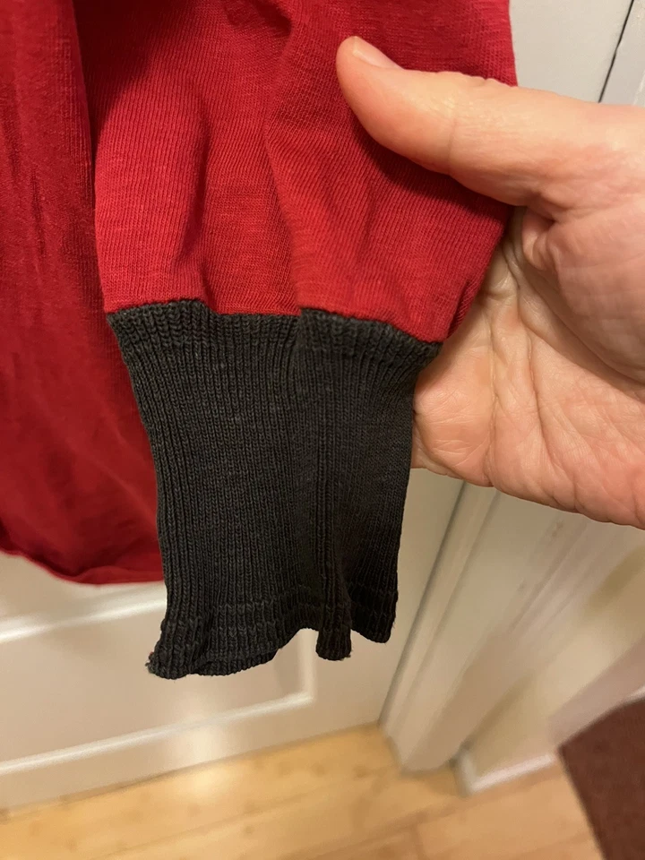 Vintage  Preppy Athletics Shirt  Medium 1950s Pullover Lace Up RARE - Image 2 of 4