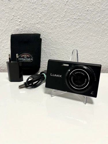 Panasonic Lumix DMC-FS50 Schwarz / Kompakte Digitalkamera / 16.1 MP / Geprüft ✅ - Bild 1 von 11