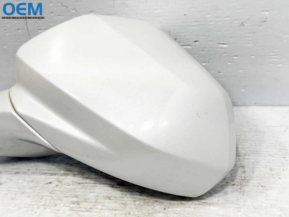 Cadillac XT5 2017-2019 Luxury espejo retrovisor izquierdo del lado del conductor blanco OEM Foto 2 de 4