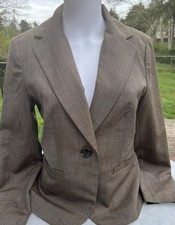 Ann Taylor Women's Brown Suit Jacket Blazer. Size 6.