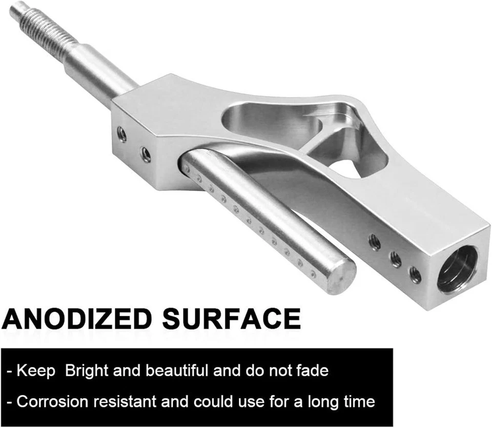 Sporacingrts Silver Gear Short Shifter Extender Shifter Knob For Honda Civic ⭐ - Image 3 of 4