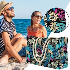 UK Beach Waterproof Bags for Women Tote Bag Extra Large with Zip for Travel Swim