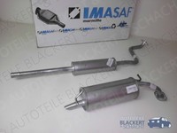 Imasaf Auspuffset Mitteltopf + Endtopf für Toyota Yaris 1.3 2002-2005 Euro4