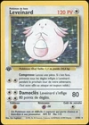 1999 Pokemon FRENCH 1st Edition Base Set Leveinard-Chansey Holo 3/102 VG 3