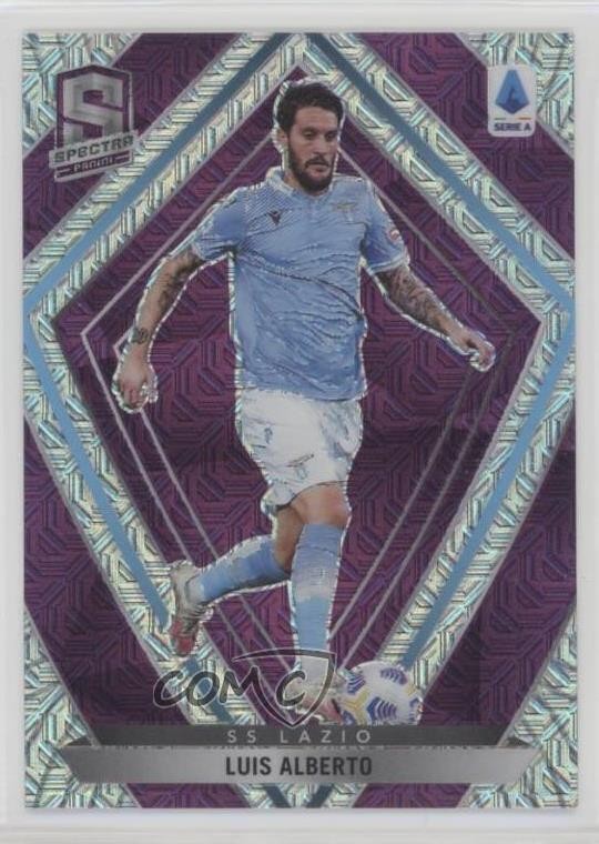 2020-21 Panini Chronicles Spectra Serie A Purple Mojo Prizm Luis Alberto #7 2k3
