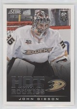 2013-14 Panini Rookie Anthology Score Update John Gibson #725 2ld