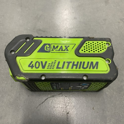 #ad Greenworks G MAX 40 Volt 4AH Lithium Ion Battery Used Green $29.99