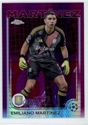 2024 Topps Chrome UEFA Club Competitions 23/75 Emiliano Martinez Martínez 0hc5