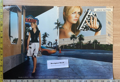 Caroline Ribeiro & Mini Anden Louis Vuitton Fashions S/S 2001 Campaign Print Ad