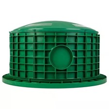 VPC 24 in. ID x 12 in. Tall Septic Tank Riser Combo high-density polyethylene