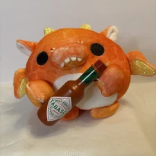 ZURU Snackles Felix the Dragon 5" Tobasco Hot Sauce Plush