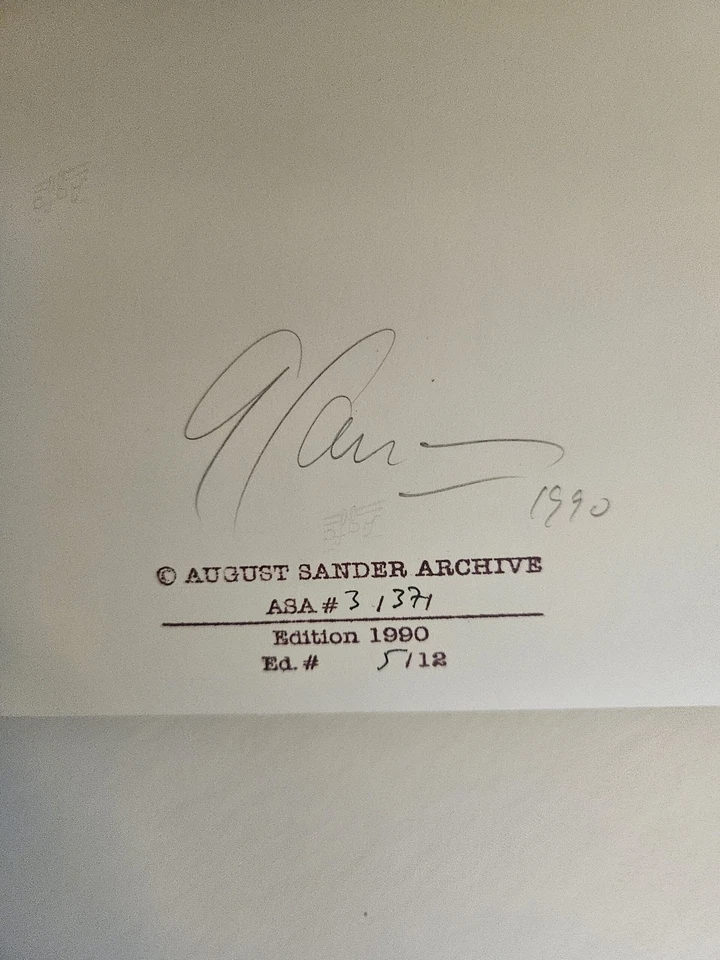 Август Сандер фотография группы цирковых людей 1926 - 1990 - Изображение 3 из 4