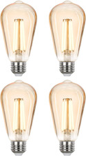Vintage LED Edison Bulbs 40 Watt Equivalent, Dimmable E26 Light Bulb 2700K Soft