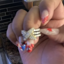 925 Sterling Silver Cocktail Ring Size 6 Ladi...