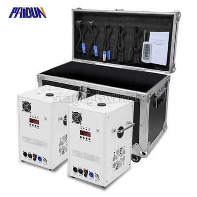 PAIDUN 2PCS 850W Large Cold Spark Firework Machine Sparkler Effect Flight Case