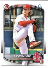 2025 Bowman - Quinn Mathews Prospects 1st #BP-25 St. Louis Cardinals
