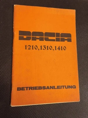 Betriebsanleitung Dacia 1210 1310 1410 Original {G.K - Bild 1 von 4