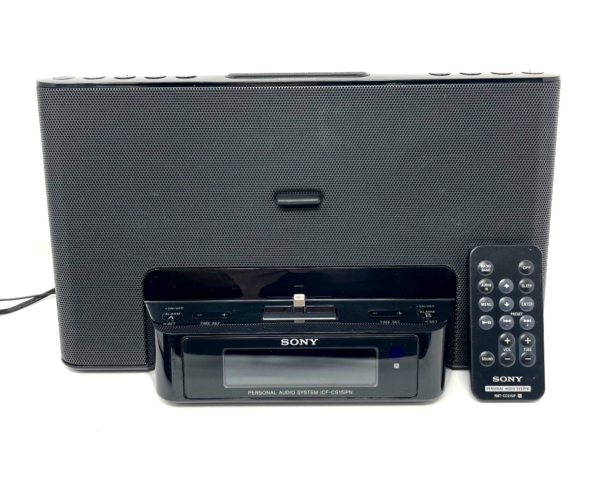 Sony ICF-CS15iPN Dream Machine Alarm Clock Radio for iPod iPhone Speaker Dock