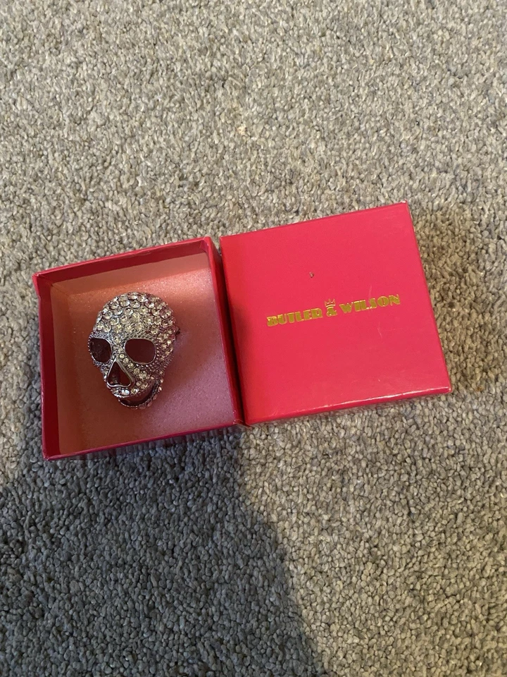 Butler and Wilson Large Skull Brooch - Image 2 of 2
