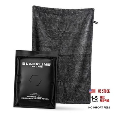 Blackline 24''x36'' Twisted-Loop Car Drying - Double sided Charcoal Grey