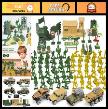 95 PCS Army Men Toy Soldiers Set - Plastic Action Figures Military Playset for K