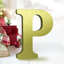 6 Inch Wood Letters Unfinished Wooden Letter for Wall Decor Decorative Standing