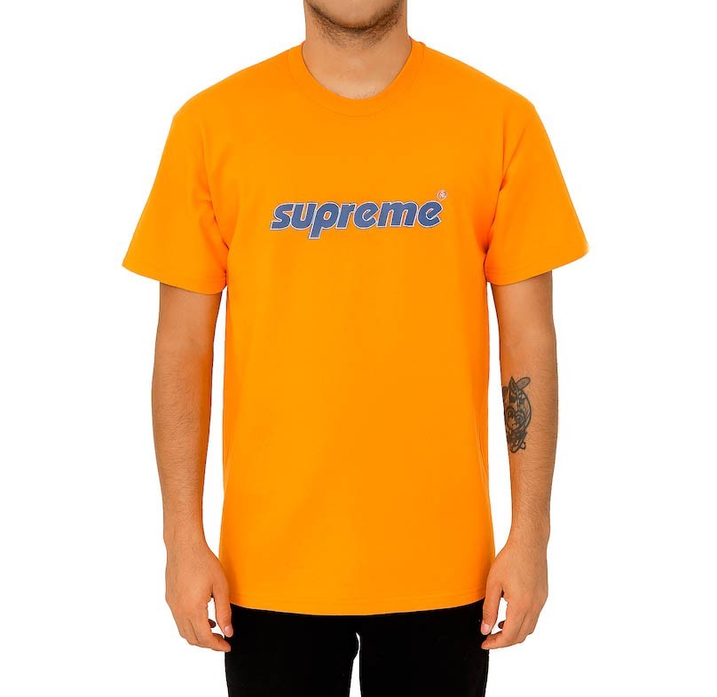 Supreme Pinline Tee Orange SS22 Medium – Classic Logo Shirt – Brand New