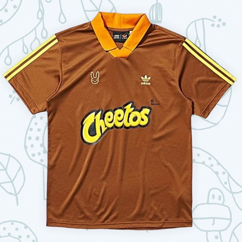 CHEETOS X ADIDAS BROWN JERSEY SIZE 