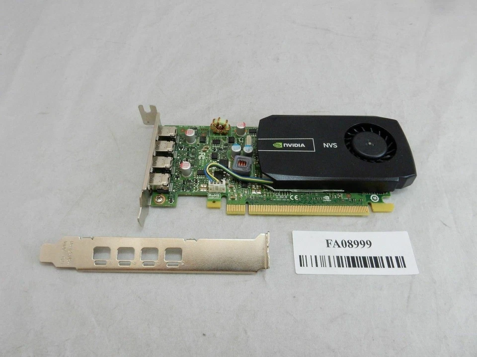 NVIDIA NVS 510 NVS510 2GB GDDR3 4-Mini DisplayPort PCI-Express Video Card - Image 4 of 4