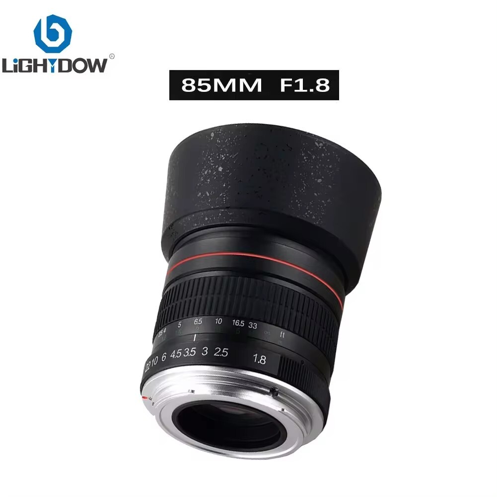 Lightdow 85mm F1.8 Medium Telephoto Portrait Lens for Canon