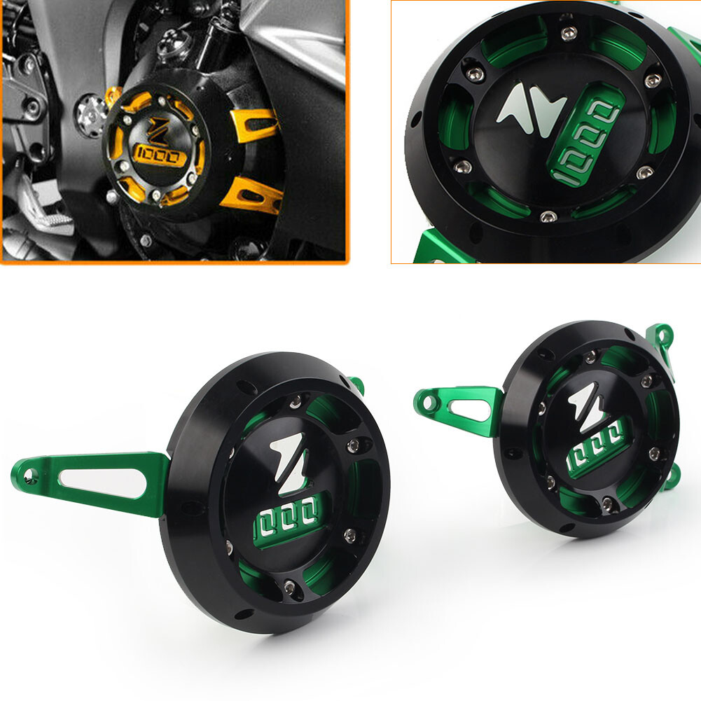 Green Engine Stator Slider Cover Guard Protector for KAWASAKI Z1000/SX 2010-17
