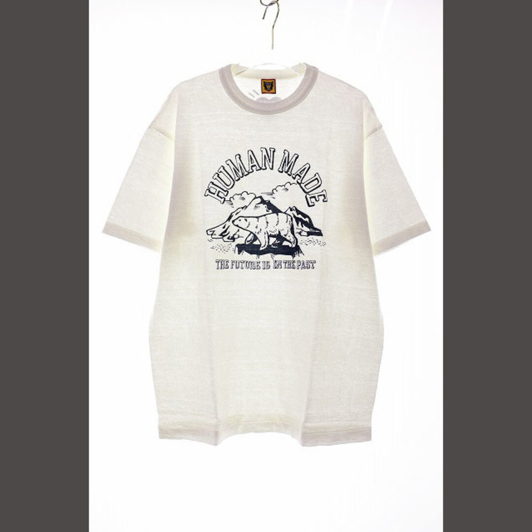 HUMAN MADE GRAPHIC T-SHIRT #20 WHITE L HM27TE020 BEAR SHORT SLEEVE  