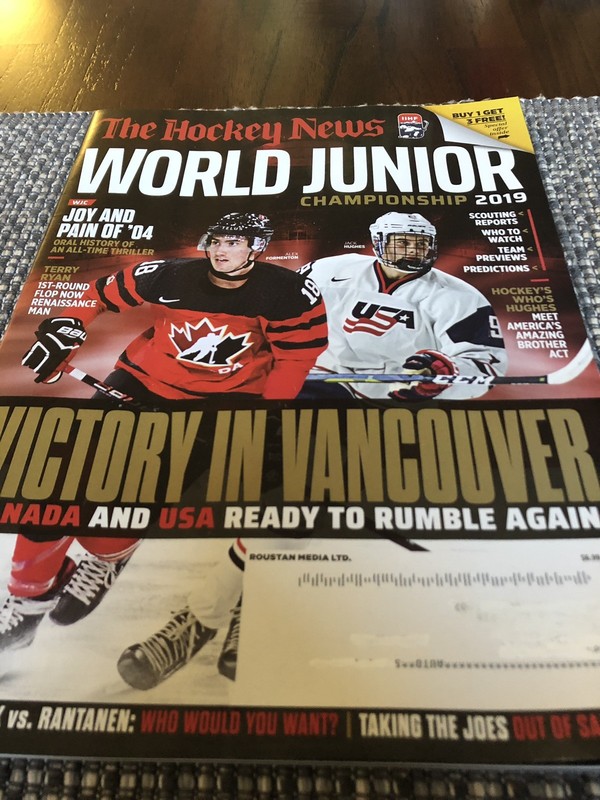 The Hockey News World Junior Championship Issue From December 2018