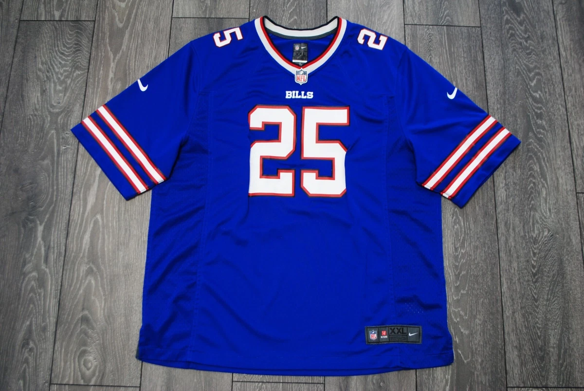 BUFFALO BILLS LESEAN MCCOY JERSEY SHIRT AUTHENTIC NFL BLUE MENS