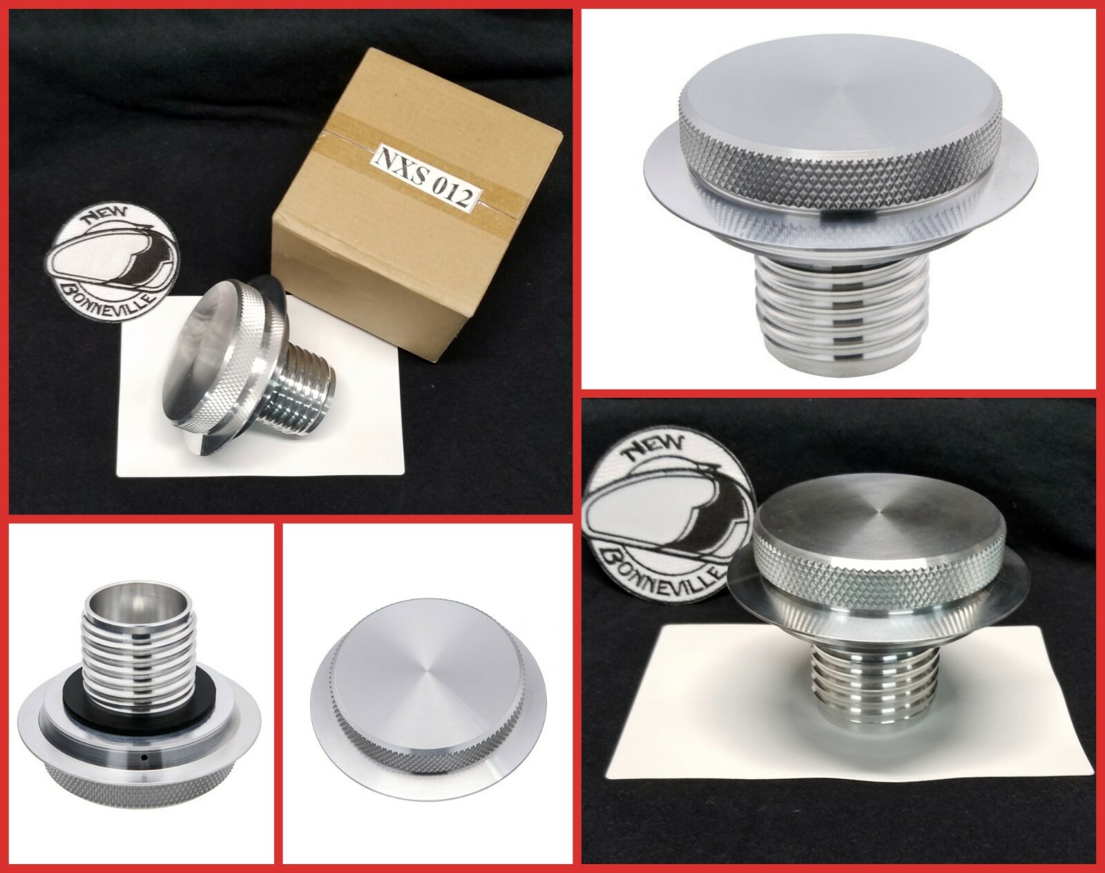 Motone BMW Airhead Brushed Billet Gas Fuel Cap R45 R60 R75 R80 90S R90