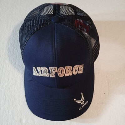 NWOT Unisex USAF U.S. Air Force Hat/Cap Hook N  Loop One Size Fits All Licensed.